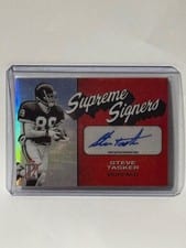 2024 Topps Signature Class Supreme Signers Steve Tasker #SS-ST card
