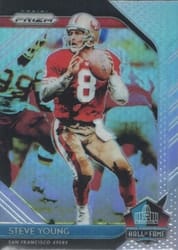 2018 Panini Prizm Hall of Fame Steve Young #HOF-9 card