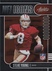 2019 Panini Absolute NFL Icons Steve Young #14 card