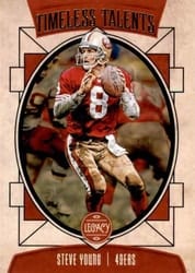 2020 Panini Legacy Timeless Talents Steve Young #TT-SY card