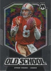 2020 Panini Mosaic Old School Steve Young #OS5 card