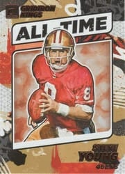 2021 Donruss All-Time Gridiron Kings Steve Young #AT-12 card