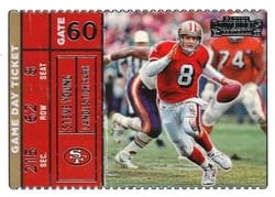 2022 Panini Contenders Game Day Ticket Steve Young #GDT-SYO card