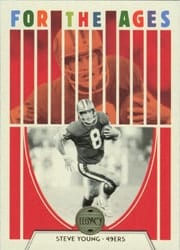 2022 Panini Legacy For the Ages Steve Young #FA-18 card