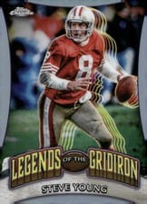 2024 Topps Chrome Legends of the Gridiron Steve Young #LOG-24 card