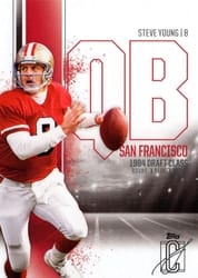 2024 Topps Signature Class Base Set Steve Young #55 card
