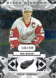 2019-20 Upper Deck Black Diamond Base Set Steve Yzerman #BDB-SY card