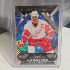 2022-23 Upper Deck Black Diamond Diamond Legends Steve Yzerman #BDL-SY card
