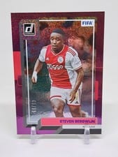 2022 Panini Donruss Steven Bergwijn Optic Purple Mojo #142 card