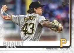 2019 Topps Base Set Steven Brault #435 card