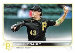 2022 Topps Base Set Steven Brault #307 card