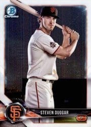 2018 Bowman Chrome Prospects Steven Duggar #BCP149 card