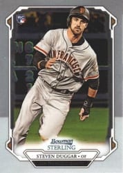 2019 Bowman Sterling Base Set Steven Duggar #BSR-87 card