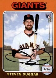 2019 Topps Archives Base Set Steven Duggar #172 card