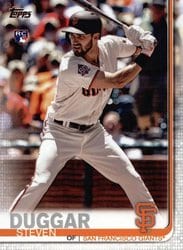 2019 Topps Base Set Steven Duggar #190 card