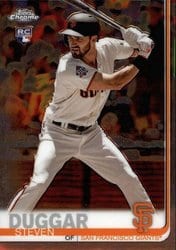 2019 Topps Chrome Base Set Steven Duggar #150 card