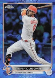 2022 Topps Chrome Update Sapphire Edition Base Set Steven Duggar #US281 card