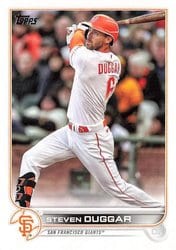 2022 Topps Update Base Set Steven Duggar #US281 card
