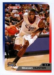 2005-06 Topps Total Base Set Steven Hunter #345 card