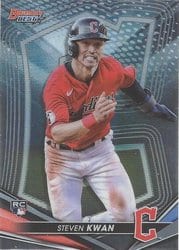 2022 Bowman's Best Base Set Steven Kwan #35 card
