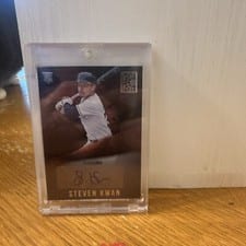 2022 Panini Capstone Rookie Autographs Steven Kwan #RA-SK card