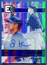 2022 Panini Chronicles Essentials Autographs Steven Kwan #13 card