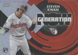 2022 Topps Chrome Update Generation Now Steven Kwan #GNC-7 card