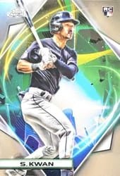 2022 Topps Cosmic Chrome Base Set Steven Kwan #147 card
