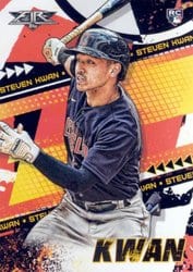 2022 Topps Fire Base Set Steven Kwan #126 card