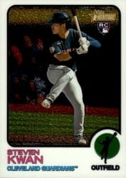 2022 Topps Heritage Chrome Steven Kwan #562 card