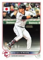 2022 Topps Japan Edition Base Set Steven Kwan #202 card