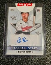 2022 Topps Update Baseball Stars Autographs Steven Kwan #BSA-SK card