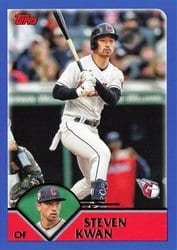 2023 Topps Archives Base Set Steven Kwan #257 card