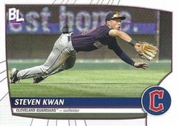 2023 Topps Big League Base Set Steven Kwan #32 card
