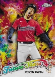 2023 Topps Chrome Future Stars Steven Kwan #FS-14 card
