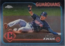 2024 Topps Chrome Base Set Steven Kwan #30 card