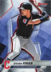 2025 Bowman's Best Base Set Steven Kwan #61 card