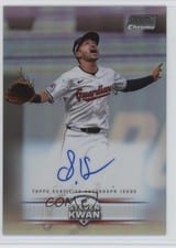 2025 Stadium Club Chrome Autographs Steven Kwan #SCCA-SK card
