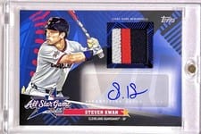 2025 Topps Update All-Star Stitches Autographs Steven Kwan #AST-SK card