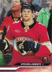 2023-24 Upper Deck Base Set Steven Lorentz #563 card