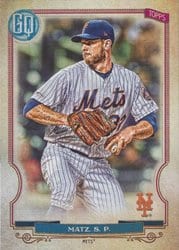2020 Topps Gypsy Queen Base Set Steven Matz #248 card