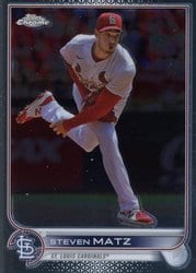 2022 Topps Chrome Update Base Set Steven Matz #USC47 card
