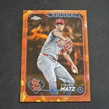 2024 Topps Chrome Update Sapphire Edition Base Set Steven Matz #USCS329 card