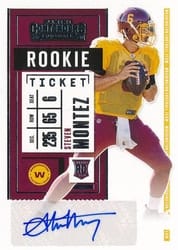2020 Panini Contenders Base Set Steven Montez #285 card