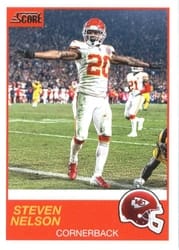 2019 Score Base Set Steven Nelson #3 card