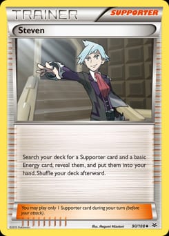 Roaring Skies Steven #90 card
