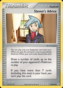 Hidden Legends Steven's Advice #92 card