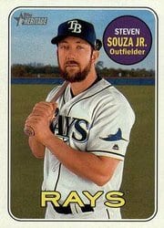 2018 Topps Heritage Base Set Steven Souza Jr. #32 card