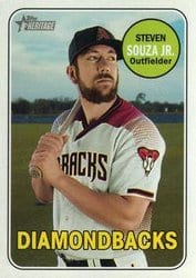 2018 Topps Heritage Base Set Steven Souza Jr. #526 card
