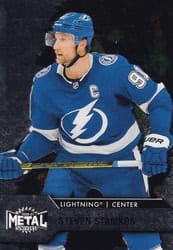 2020-21 SkyBox Metal Universe Base Set Steven Stamkos #91 card